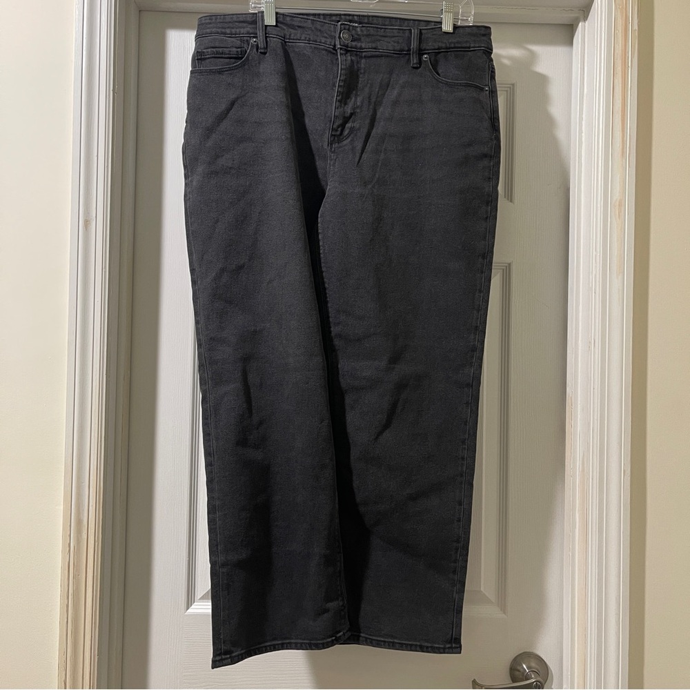 Hudson Jeans Women's Dark Gray Straight Jeans